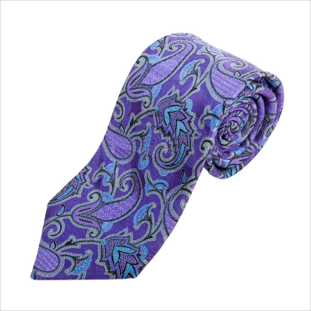 Zegna paisley discount tie