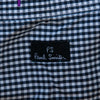 Paul Smith Black and White Check Stretch Dress Shirt