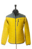 Eddie Bauer Grey and Yellow Stormdown 800 Lightweight Puffer Jacket