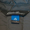 Eddie Bauer Grey and Yellow Stormdown 800 Lightweight Puffer Jacket