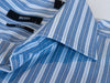 Hugo Boss Blue and White Striped Slim Fit Jaron Shirt