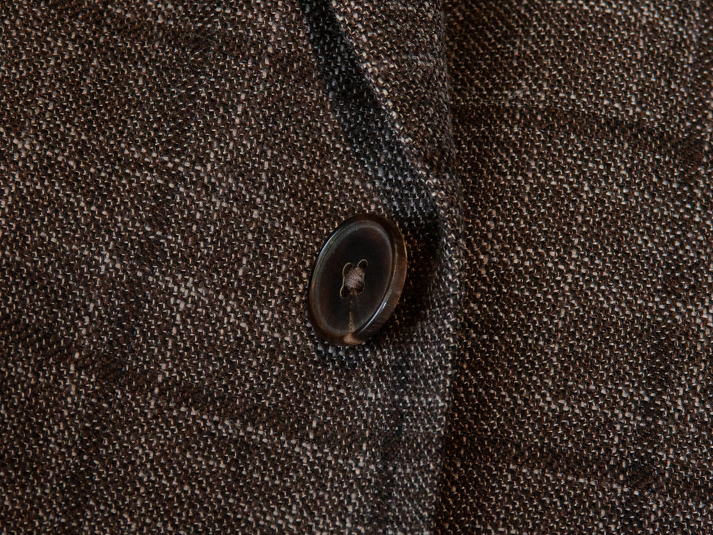 Armani Collezioni Brown Check Sartorial Blazer