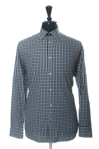 Robert Graham Black and White Check Shirt