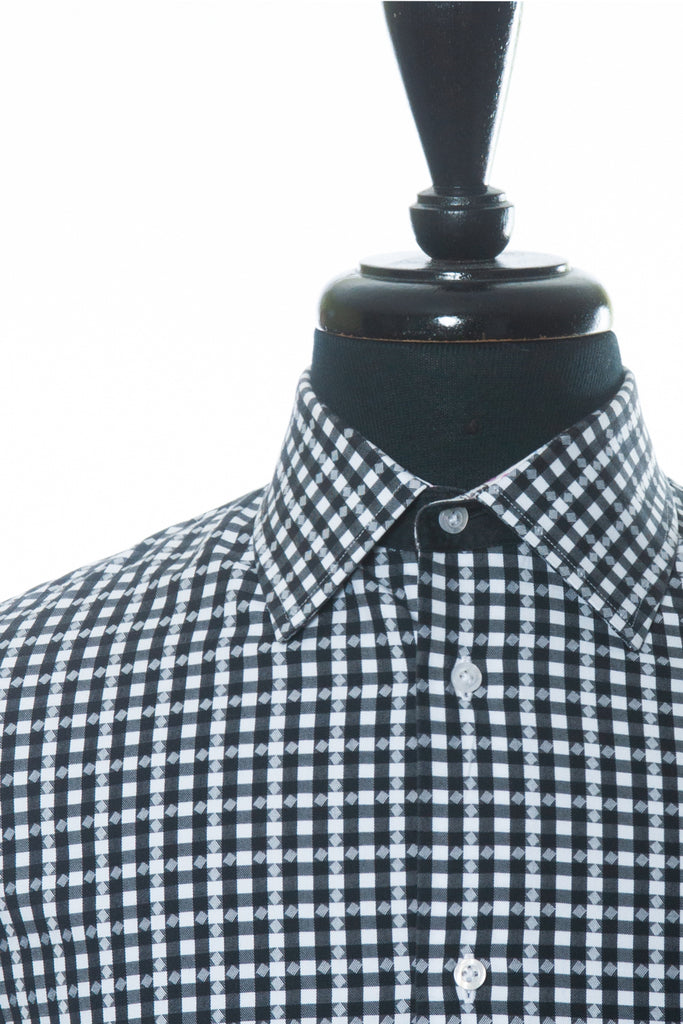 Robert Graham Black and White Check Shirt