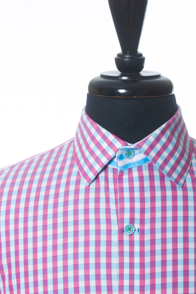 Robert Graham Pink Check Shirt