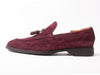 Di Bianco Wine Red Suede Tassel Loafers