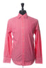 Robert Graham Bold Coral Pink Striped Shirt