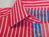 Robert Graham Bold Coral Pink Striped Shirt