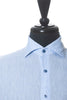 Stenstroms Slimline Blue Linen Shirt