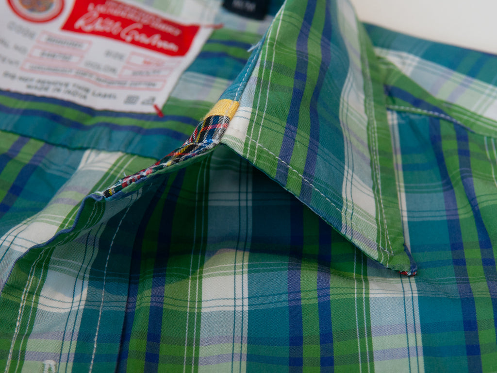 Robert Graham Freshly Laundered Green Check Shirt