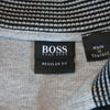 Hugo Boss Grey Regular Fit Snap Collar Piceno_1 Sweater