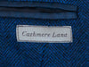 Canali Kei Blue Herringbone Cashmere Blend Blazer