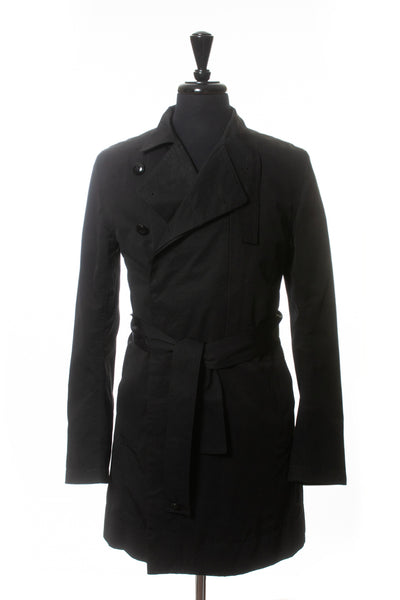 Rick Owens Black Trench Coat