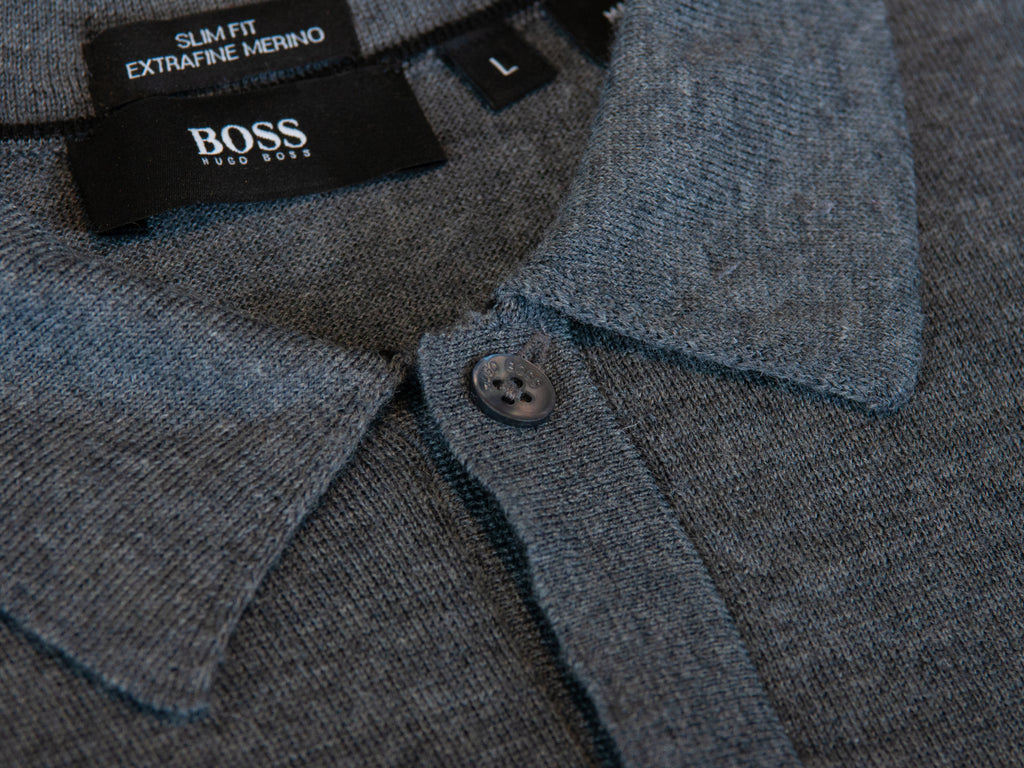 Hugo boss merino wool polo hotsell