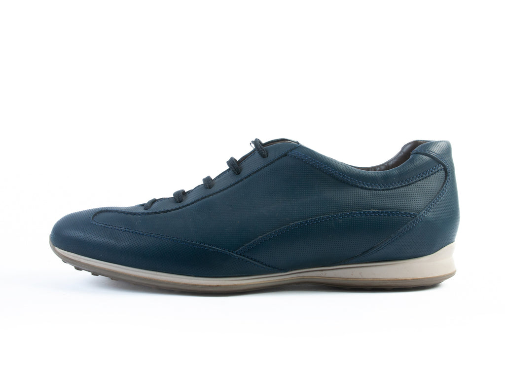 Tod’s Blue Leather Casual Shoes