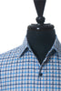 Robert Graham Blue on White Check Short Sleeve Shirt