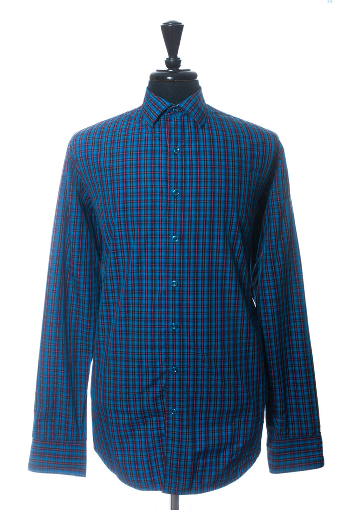 Robert Graham Blue Check Shirt