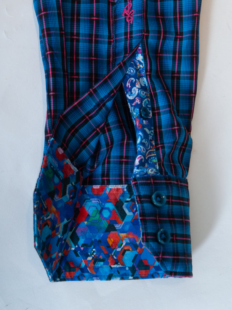 Robert Graham Blue Check Shirt