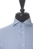 Eton Blue Striped Slim Fit Dobby Shirt