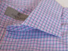 Canali 1934 Pink and Blue Check Dress Shirt