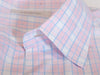 Ermenegildo Zegna Pink Check Dress Shirt