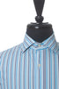 Etro Blue Striped Classic Fit Dress Shirt