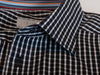 Eton Black Check Contemporary Fit Dress Shirt