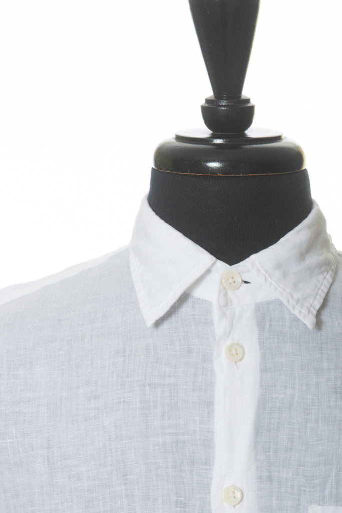 Armani Collezioni White Linen Shirt