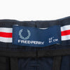 Fred Perry Navy Blue Cotton Shorts