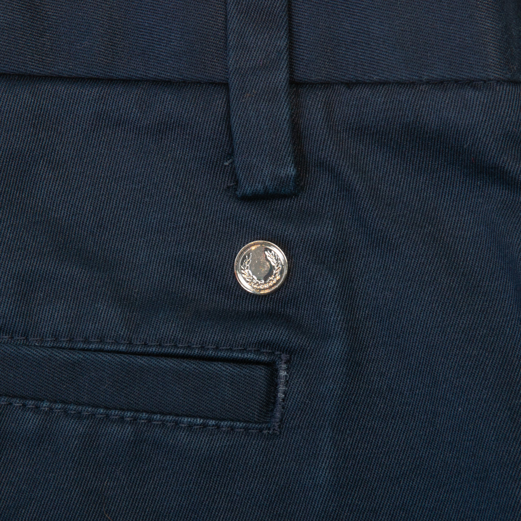 Fred Perry Navy Blue Cotton Shorts