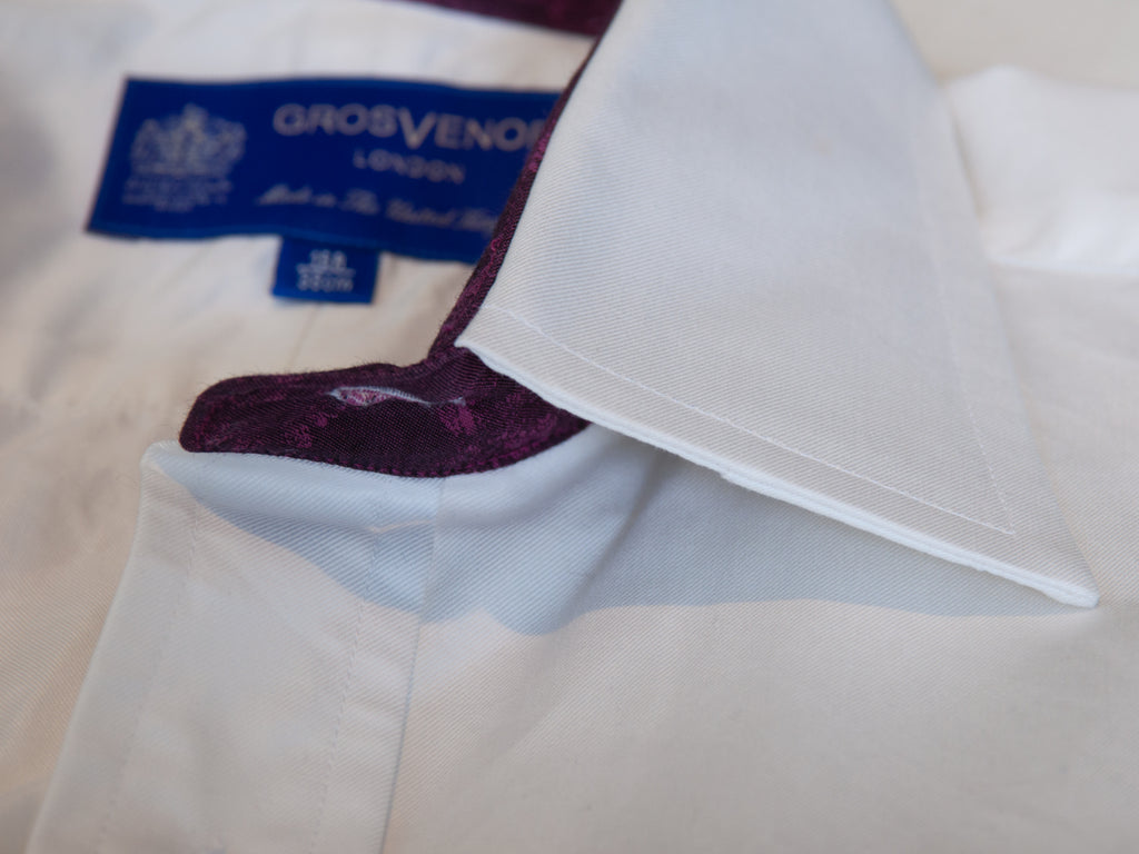 Grosvenor Purple Insert Shirt