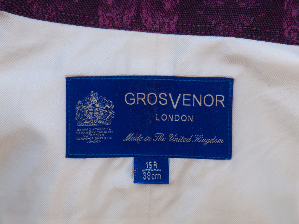 Grosvenor Purple Insert Shirt