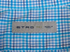 Etro Blue Check Dress Shirt