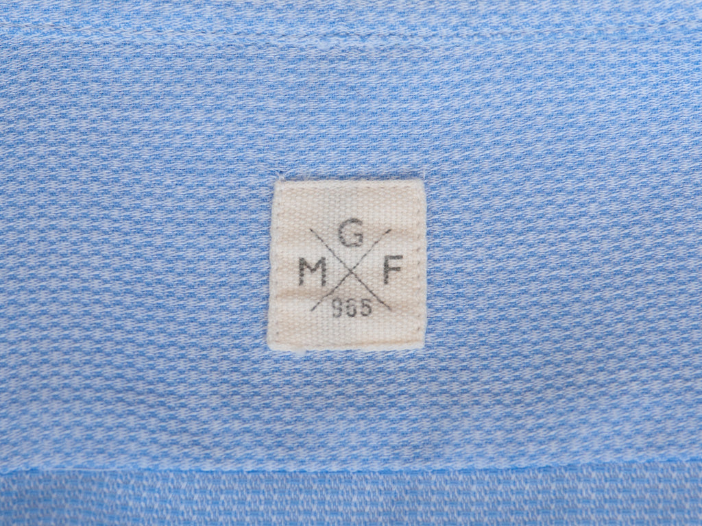 MGF Blue Twill Button Down Shirt