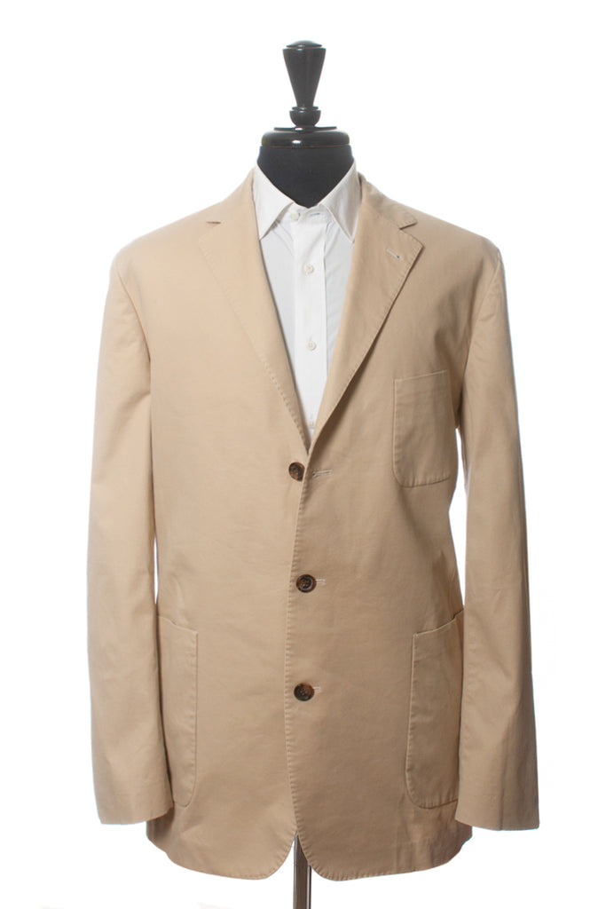 Brooks Brothers Brown Cotton Blend Blazer