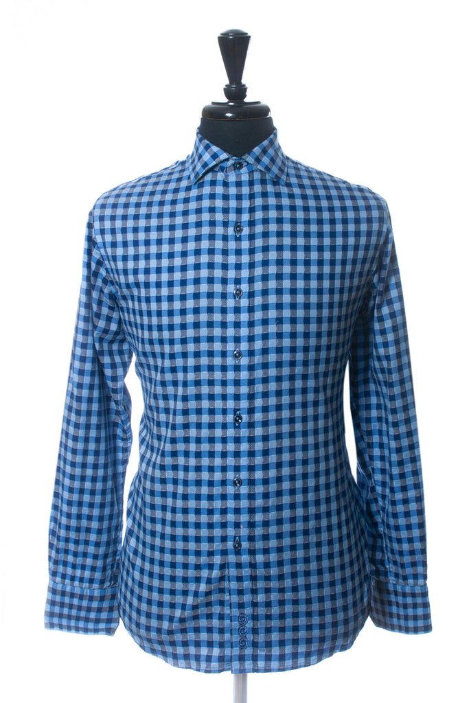 Robert Graham Blue Check Shirt