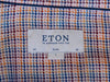 Eton Multi Check Textured Twill Slim Fit Shirt