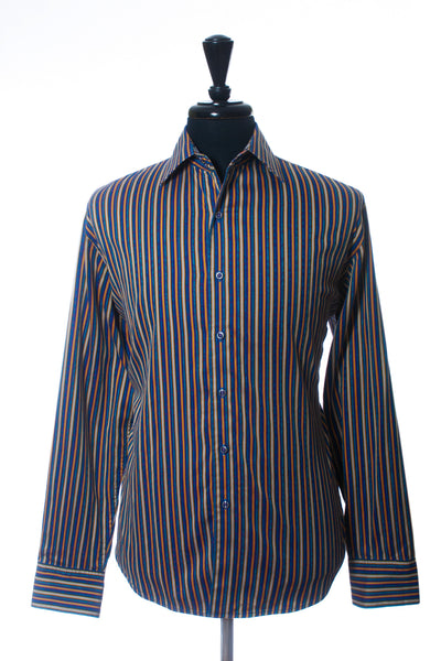 Robert Graham Blue Striped Classic Fit Shirt