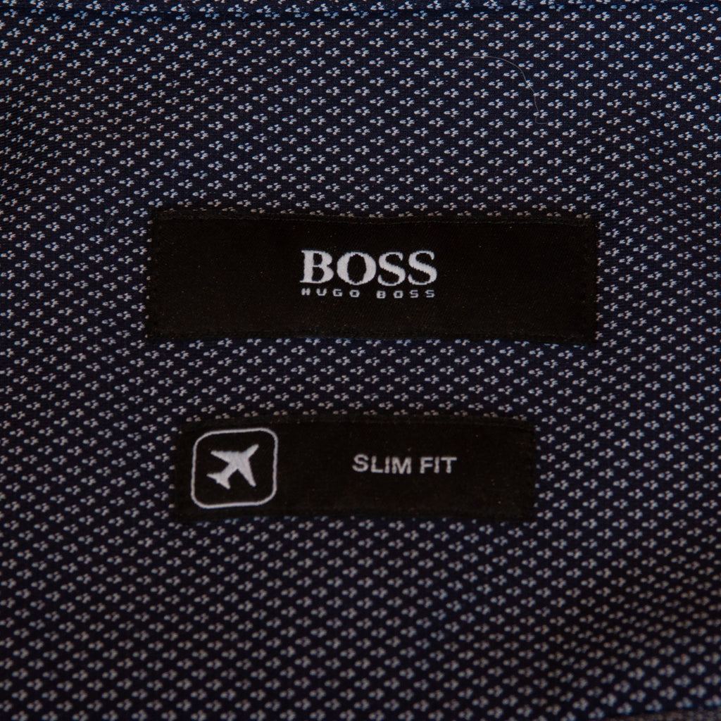 Hugo Boss Midnight Blue Slim Fit Jason Travel Shirt