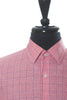 Hugo Boss Red Check Regular Fit Linen Blend Enzo Shirt