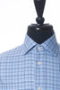 Eton Blue Check Textured Twill Slim Fit Shirt