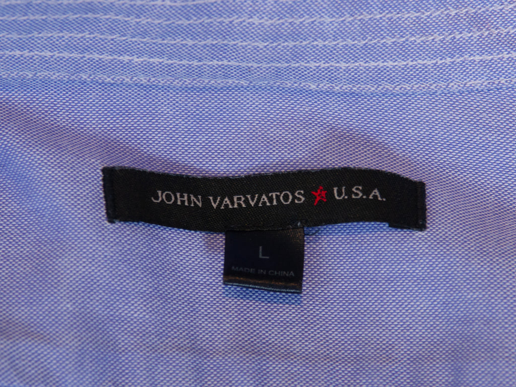 John Varvatos Purple Oxford Button Down Shirt