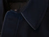 Salvatore Ferragamo Navy Blue Cashmere Blend Winter Proof Coat