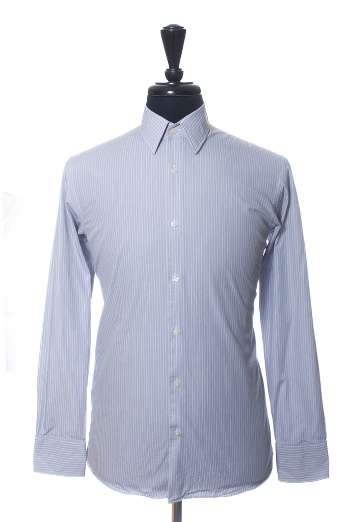 Hugo Boss Grey Striped Regular Fit Brady Shirt