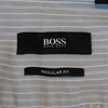 Hugo Boss Grey Striped Regular Fit Brady Shirt