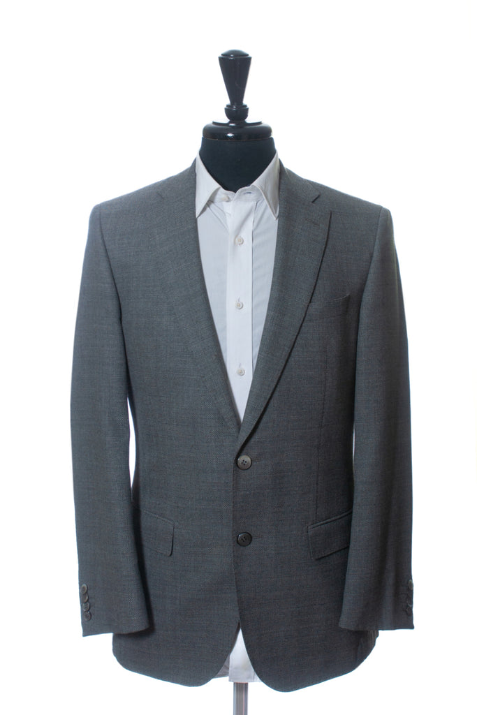 Hugo Boss Tailored Grey Hopsack T-Hixon Blazer