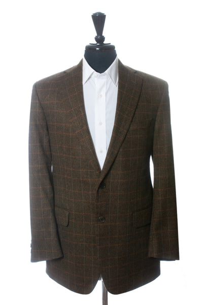 Coppley Moss Green Check Cashmere Minelli Blazer