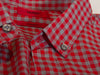 Hugo Boss Red on Grey Check Straight Fit Emingway Shirt