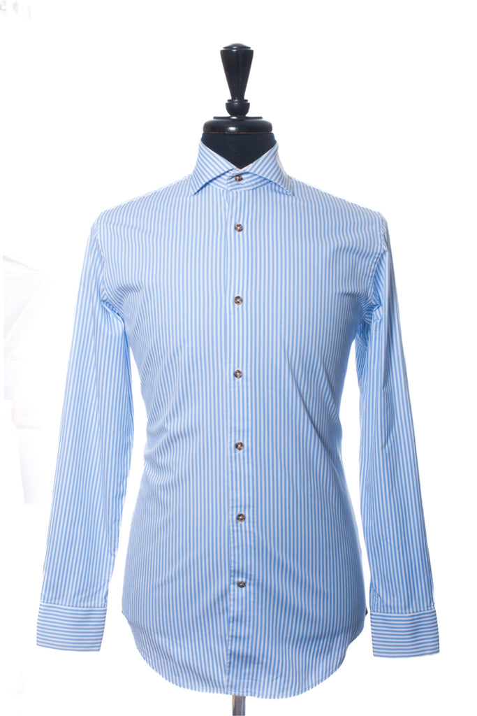 Circle of Gentleman Blue Striped Jumano Shirt