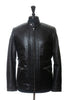 Exmore Black Leather Motorcycle Jacket